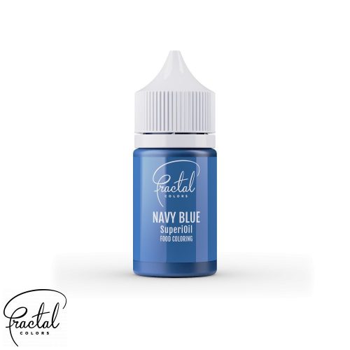 Fractal SuperiOil olaj alapú ételfesték, navy blue, 30 ml